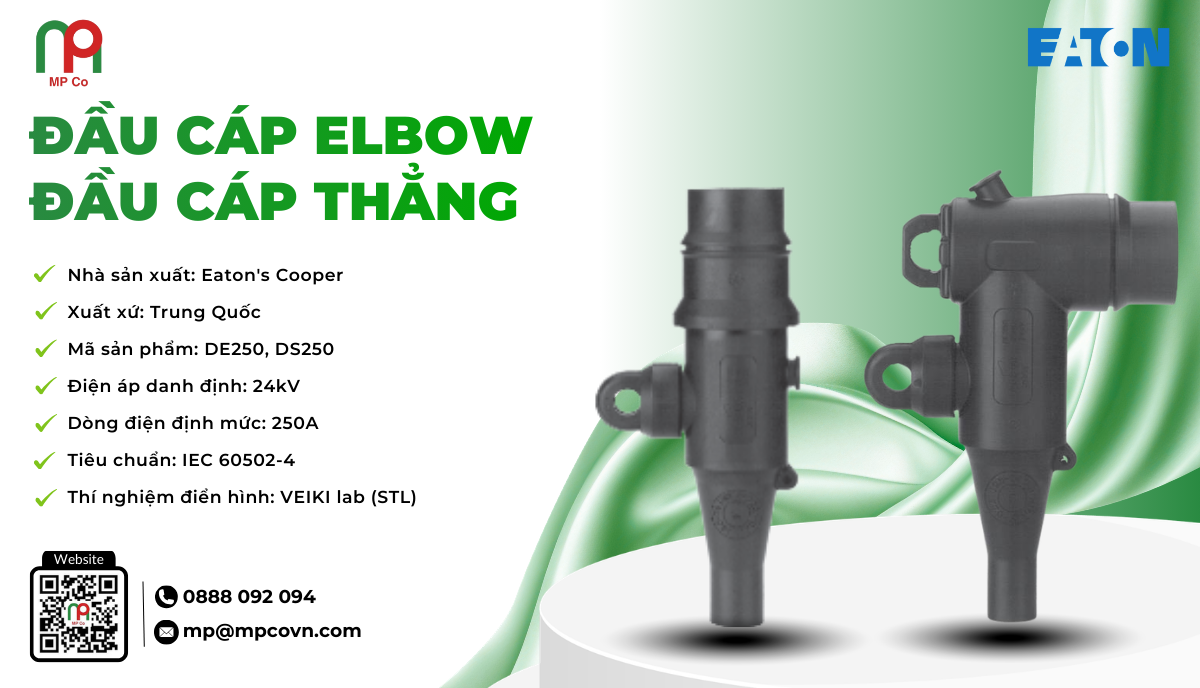 Thông số kỹ thuật ấn tượng của đầu cáp Elbow và đầu cáp thẳng