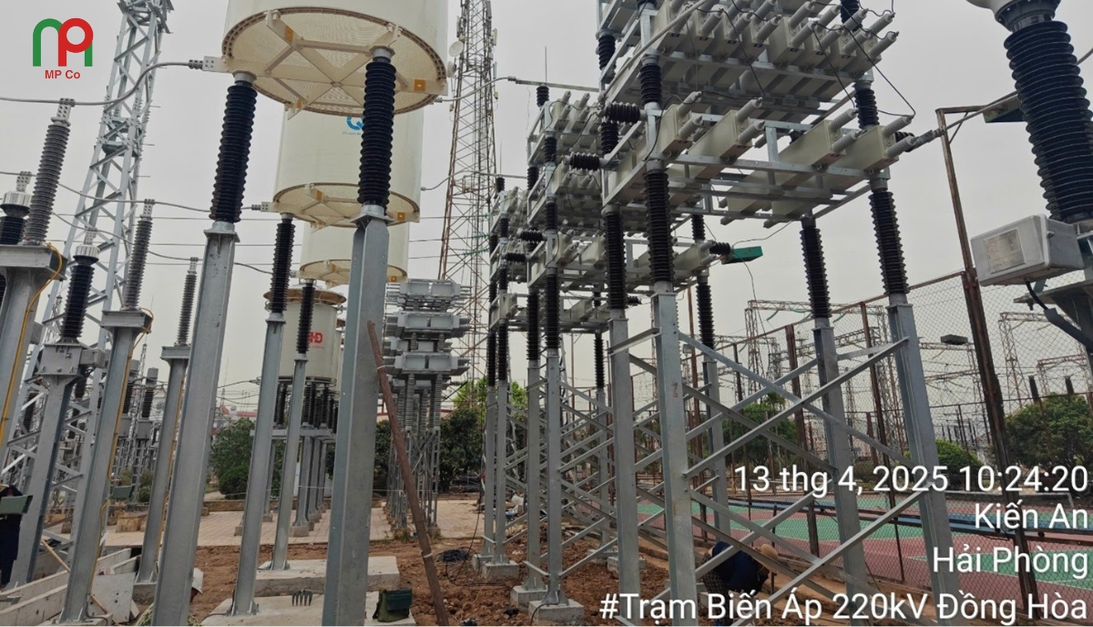 Đóng Điện Giàn Tụ Bù 110KV, 50MVAR Tại Trạm Biến Áp 220KV Đồng Hòa | Mỹ Phương 04