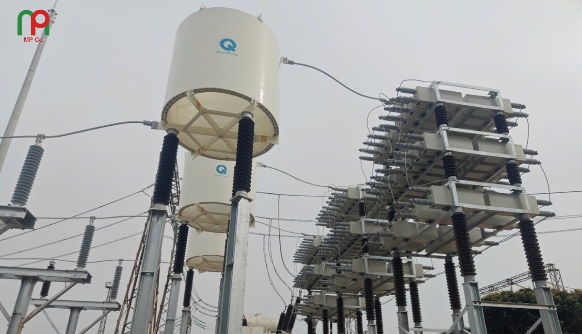 Dự Án Đóng Điện Giàn Tụ Bù 110KV, 50MVAR Tại Trạm Biến Áp 220KV Ninh Bình | Mỹ Phương 02