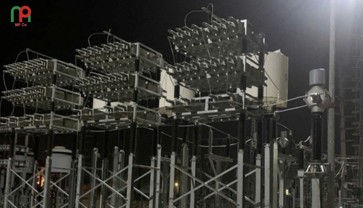 Dự Án Đóng Điện Giàn Tụ Bù 110KV, 50MVAR Tại Trạm Biến Áp 220KV Ninh Bình | Mỹ Phương 03