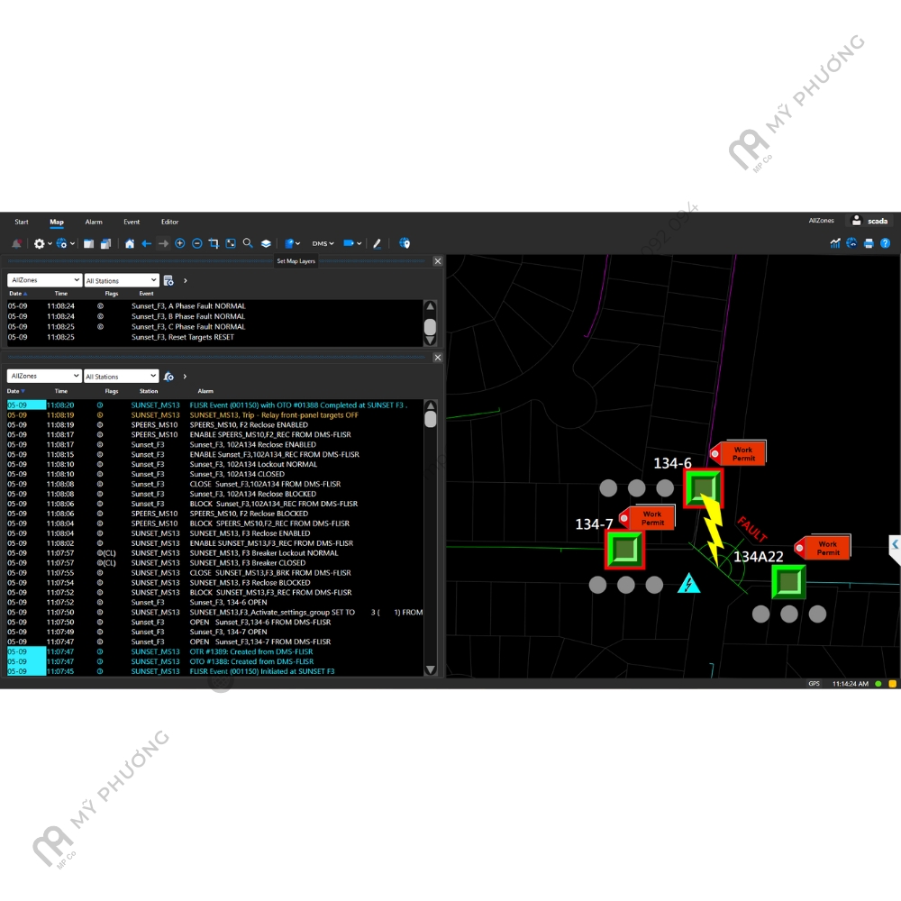 SurvalentONE - DMS | Giải Pháp Công Nghệ | Trung Tâm Điều Khiển ADMS | Mỹ Phương