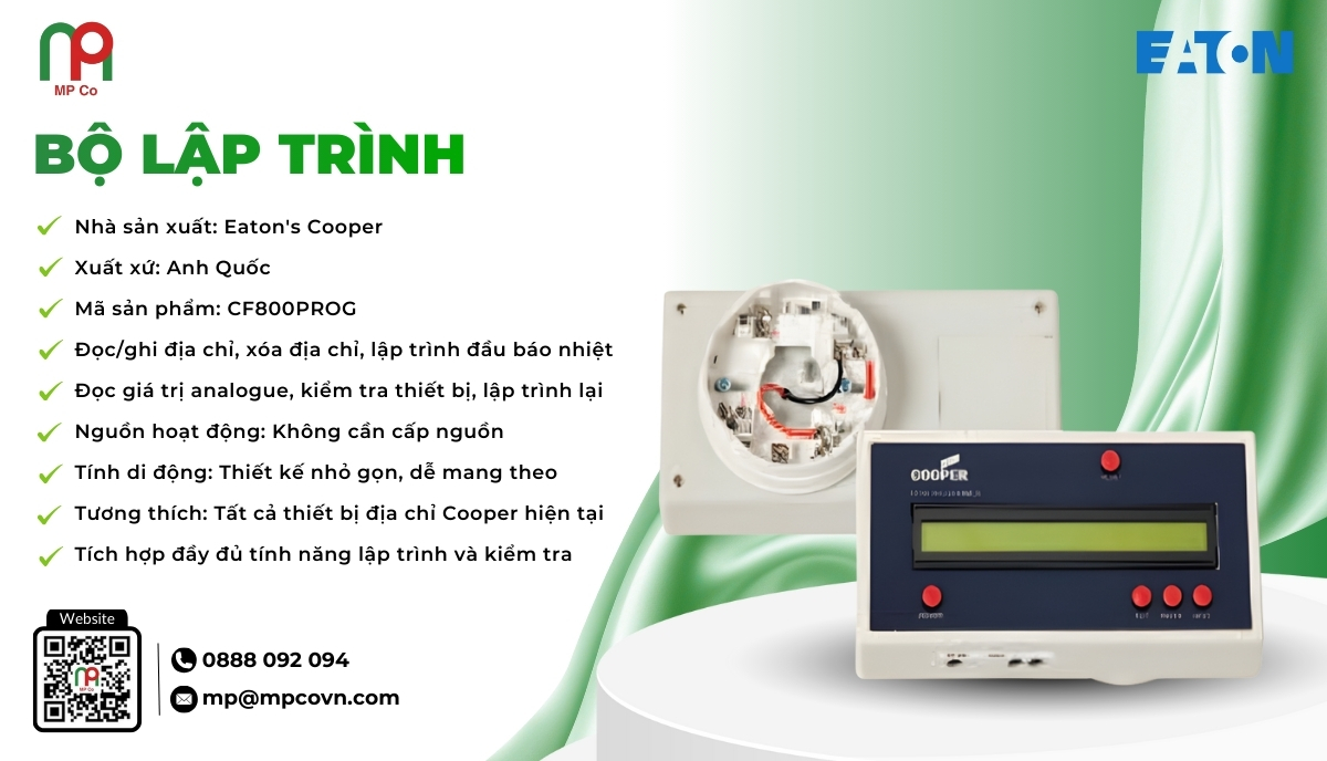 Một trong những ưu điểm nổi bật nhất của bộ lập trình là khả năng hoạt động không cần nguồn điện bên ngoài, giúp kỹ thuật viên thao tác nhanh chóng ngay tại hiện trường mà không cần chuẩn bị nhiều thiết bị hỗ trợ.