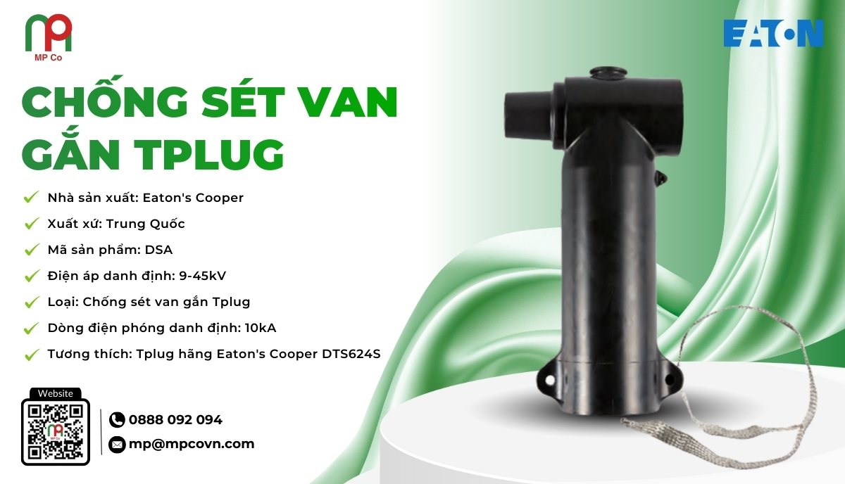 Một trong những điểm nổi bật nhất của chống sét van gắn Tplug chính là khả năng phóng điện mạnh mẽ với dòng điện danh định 10kA.