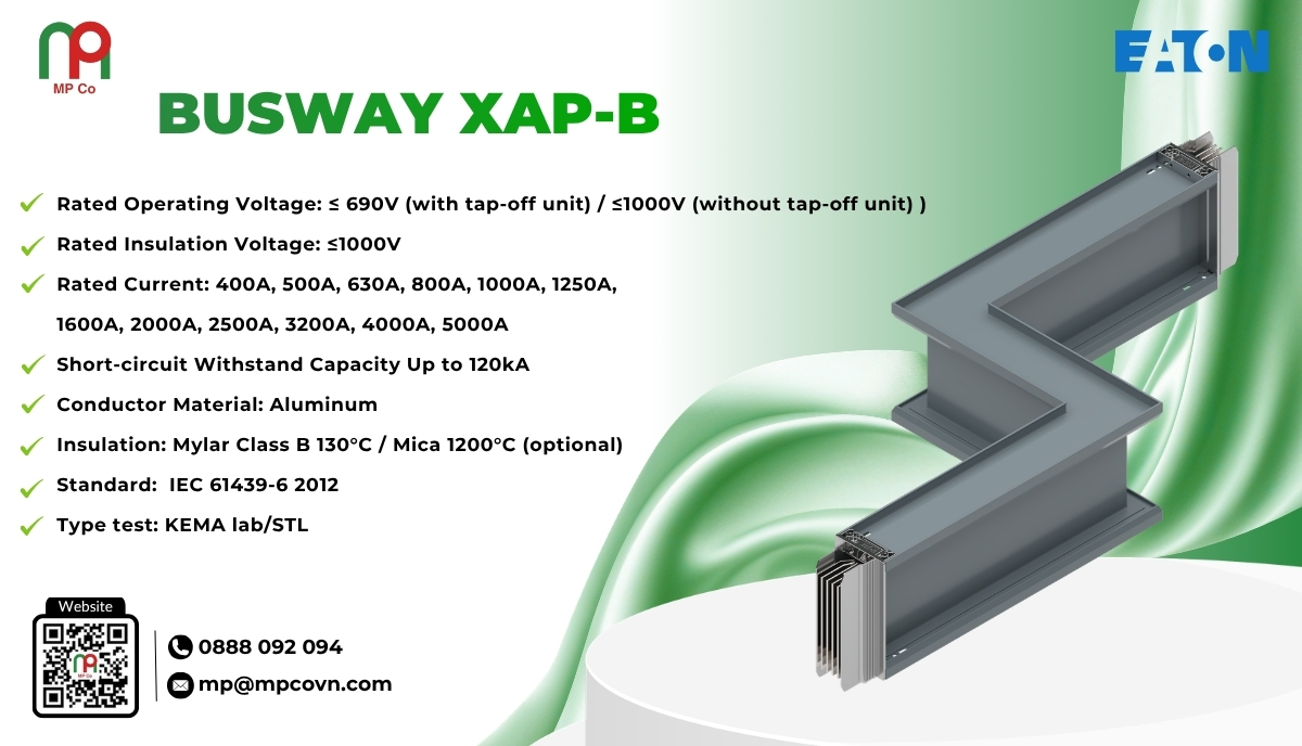 XAP-B Busway Technical Specifications | Extra Low Voltage (ELV) Equipment | My Phuong