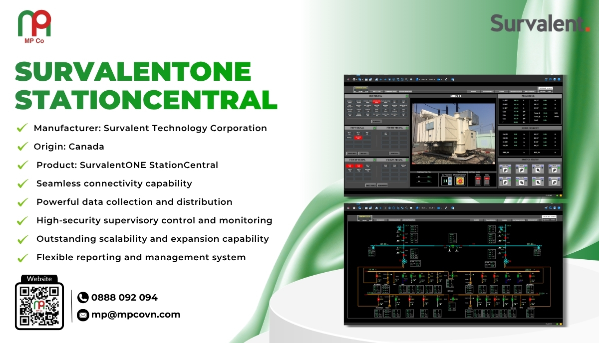 SurvalentONE StationCentral is an automation solution for substation-level operational processes, providing real-time monitoring and control to enhance the protection of power grid assets.