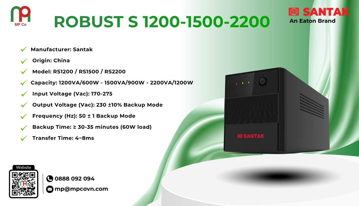 UPS Santak Roburst S 1200 - 1500 - 2200