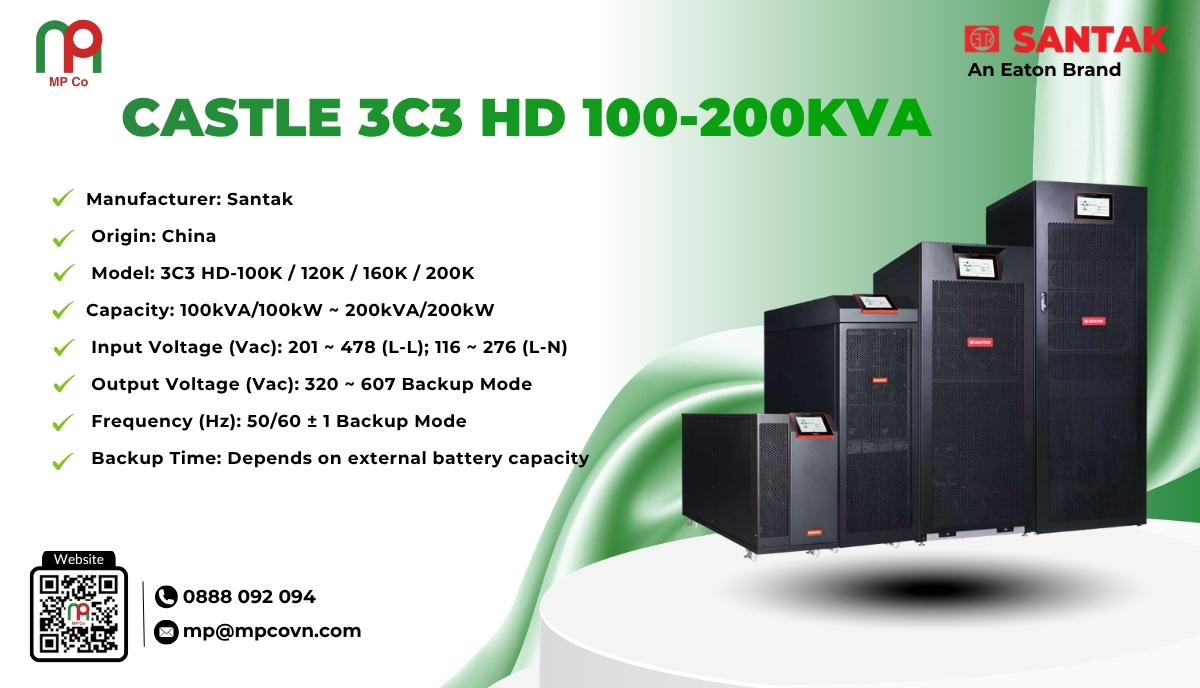 UPS Santak 3C3 HD 100-200kVA