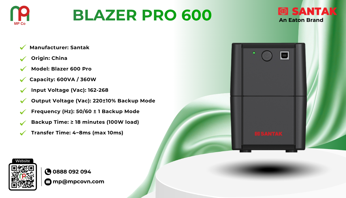 UPS Santak Blazer Pro 600