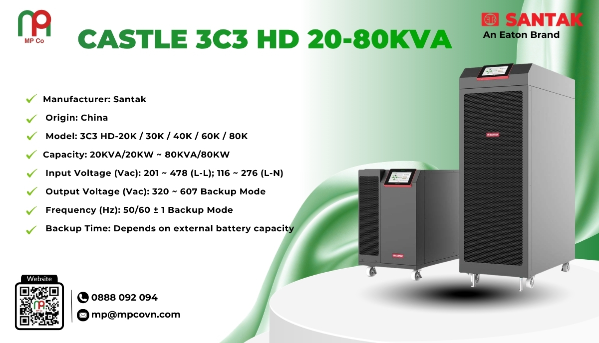 UPS Santak 3C3 HD 20-80kVA