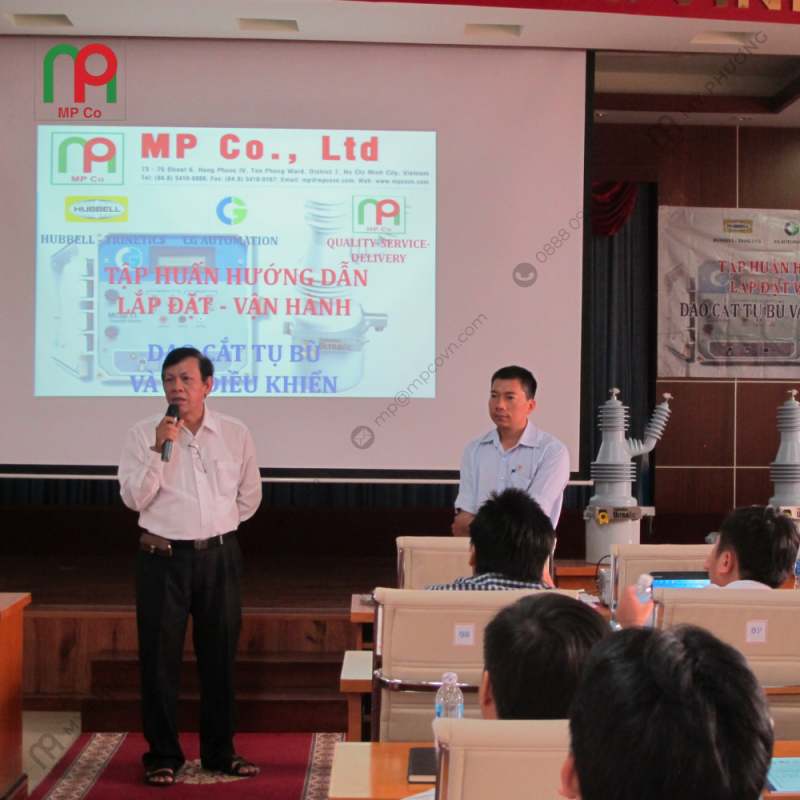 Dao cắt tụ bù cho EVNSPC