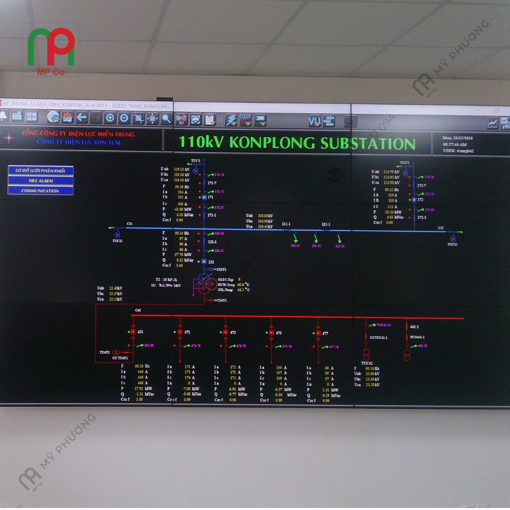 Trung tâm Điều khiển xa tại Điện Lực Kon Tum