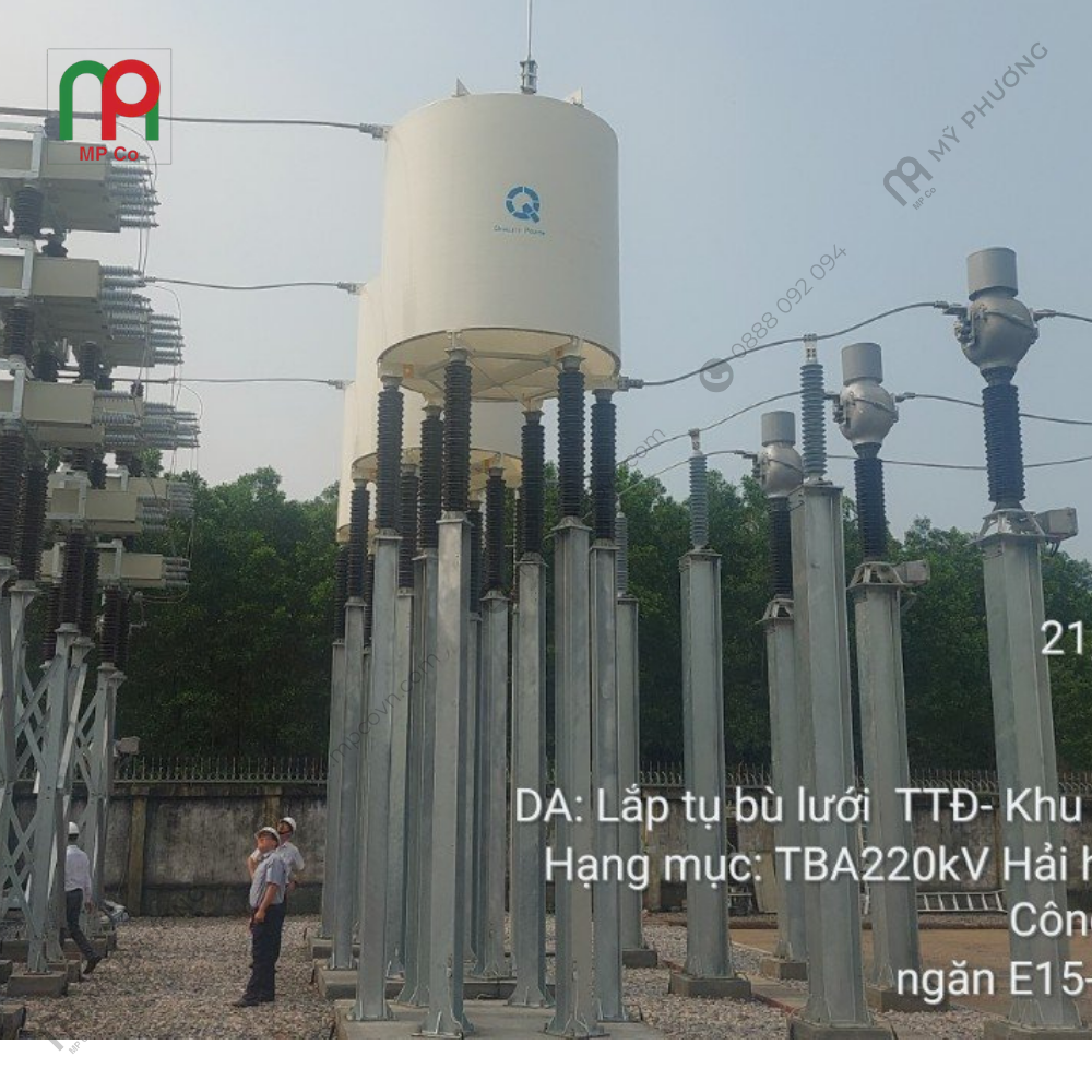 Dự Án Đóng Điện Giàn Tụ Bù 110KV, 50MVAR Tại Trạm Biến Áp 220KV Hải Hà| Mỹ Phương