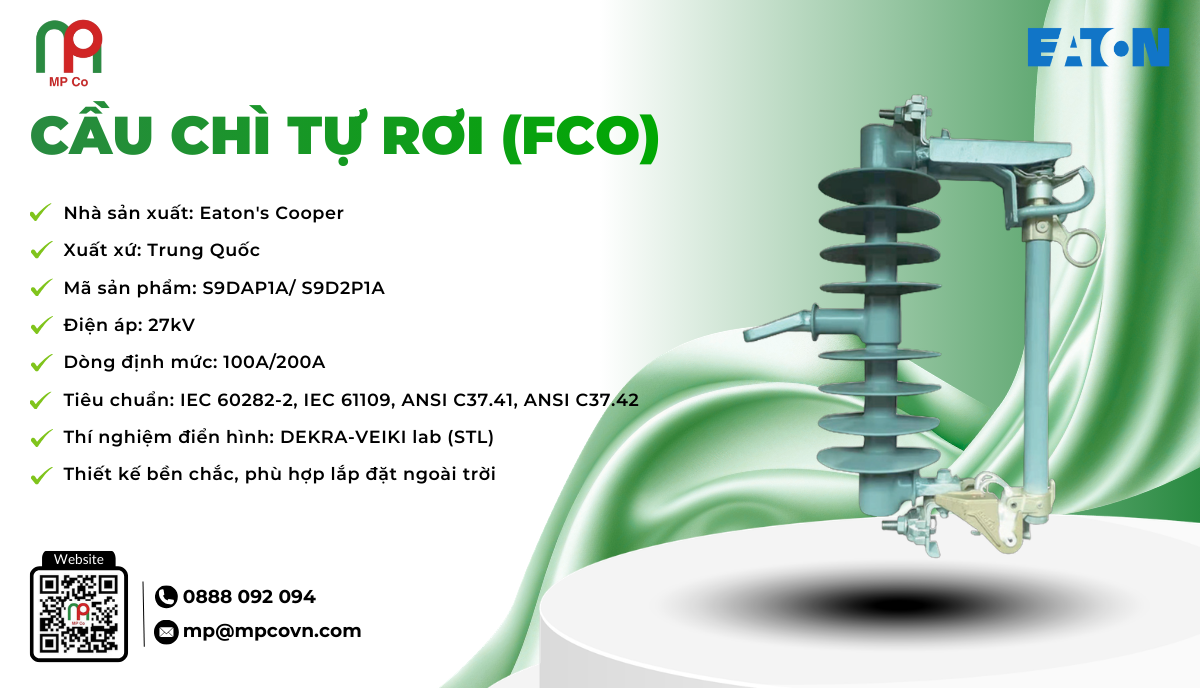 Thông Số Kỹ Thuật Ấn Tượng Của Cầu Chì Tự Rơi 
