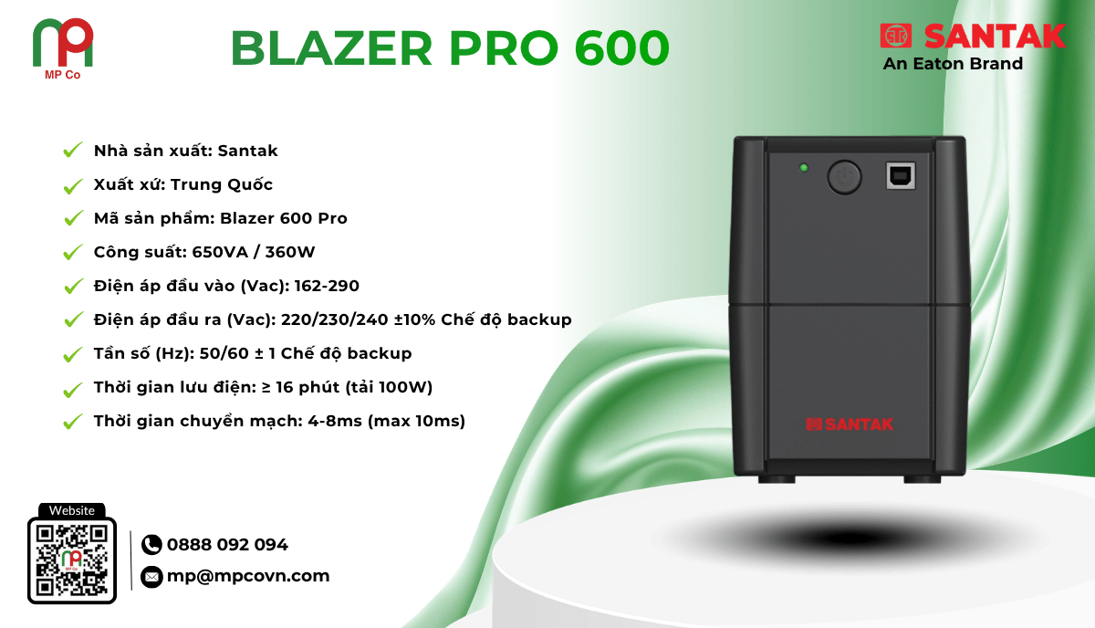 UPS Santak Blazer Pro 600