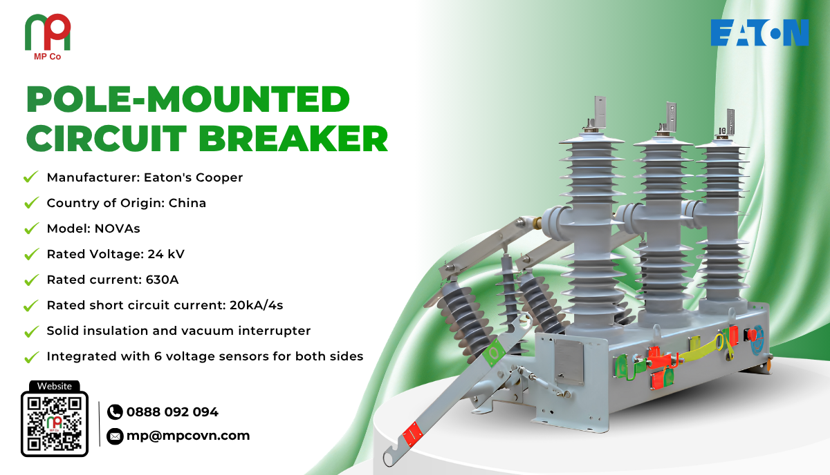 Impressive technical specifications of the pole-mounted recloser with integrated DS