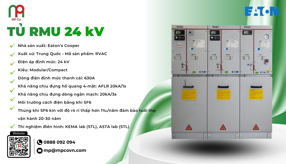 Thông Số Kỹ Thuật Tủ RMU 24kV | Mỹ Phương