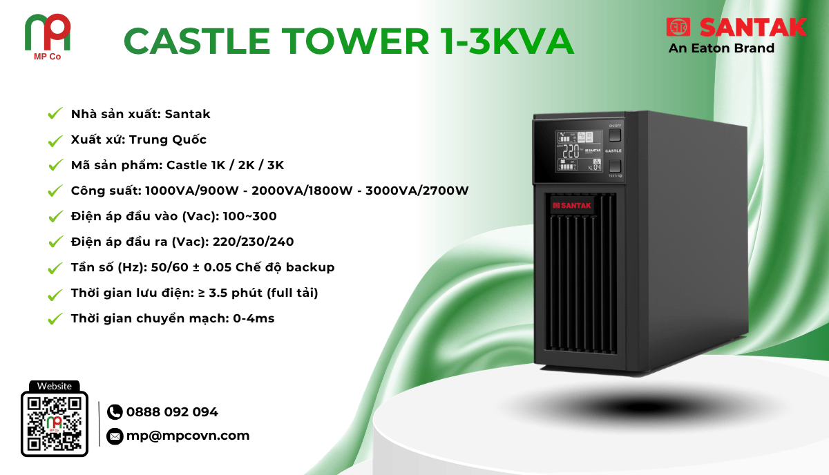 Santak Castle Tower 1-3KVA