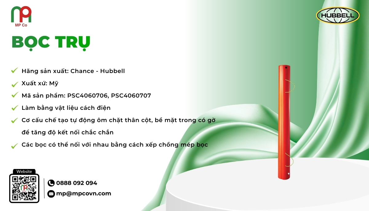 <em>Thông số kỹ thuật ấn tượng của Bọc trụ</em>