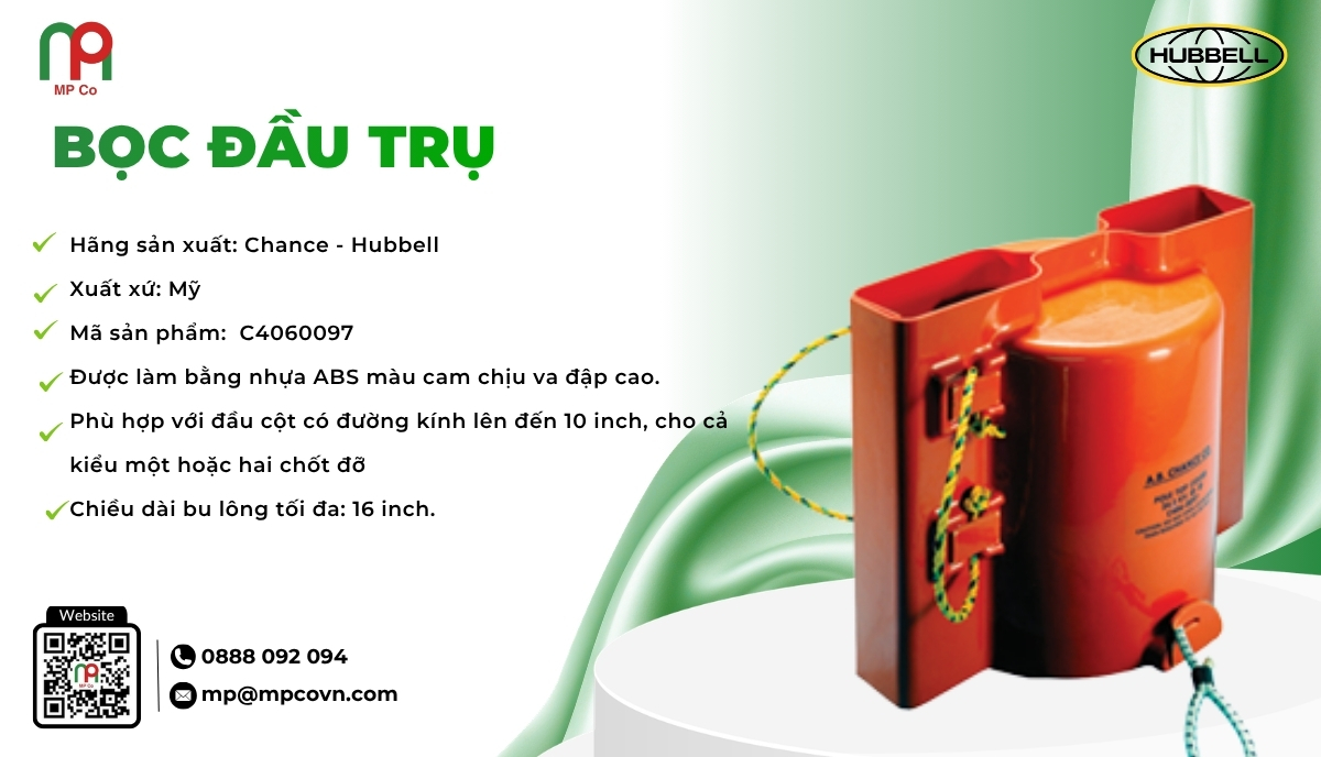 <em>Thông số kỹ thuật ấn tượng của Bọc đầu trụ</em>