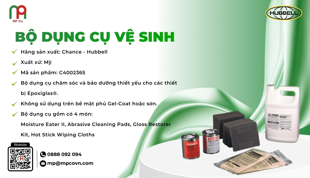 <em>Thông số kỹ thuật ấn tượng của Bộ dụng cụ vệ sinh </em>