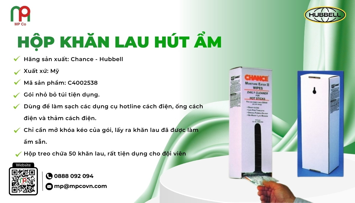 <em>Thông số kỹ thuật ấn tượng của Hộp khăn lau hút ẩm</em>