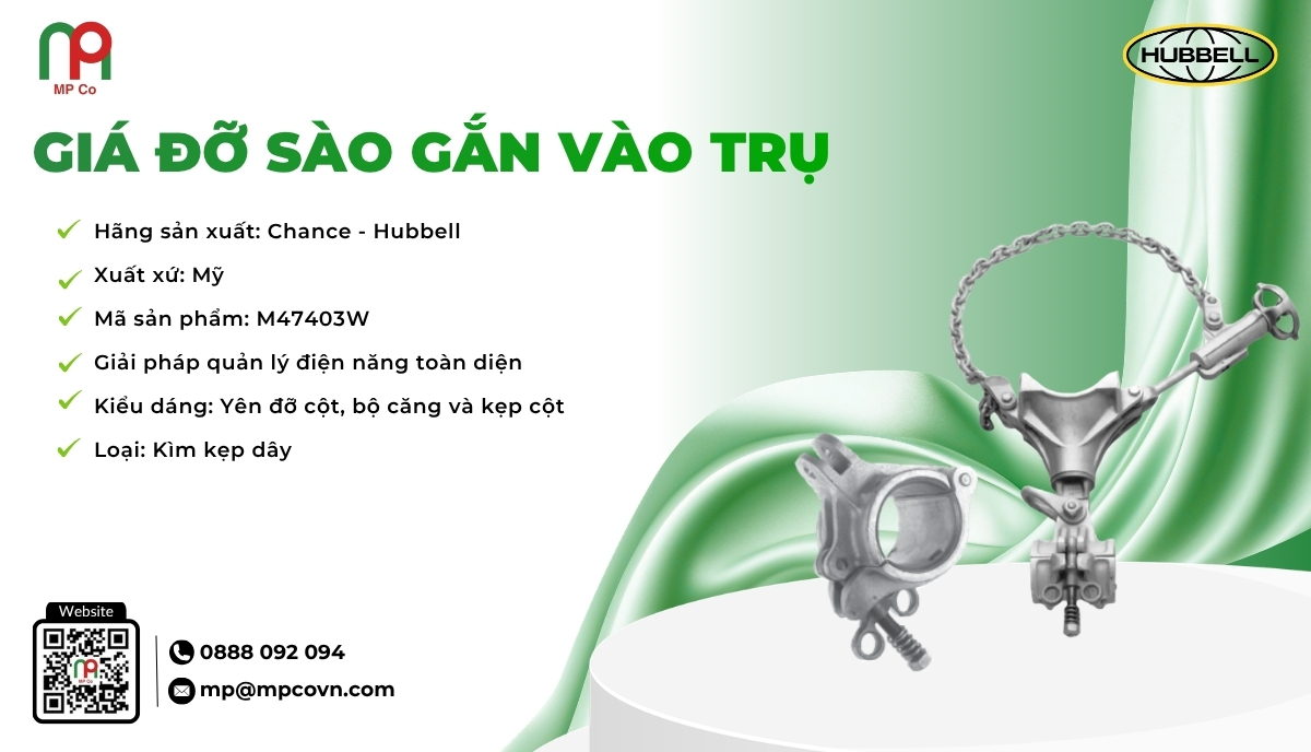 <em>Thông số kỹ thuật ấn tượng của Giá đỡ sào gắn vào trụ</em>