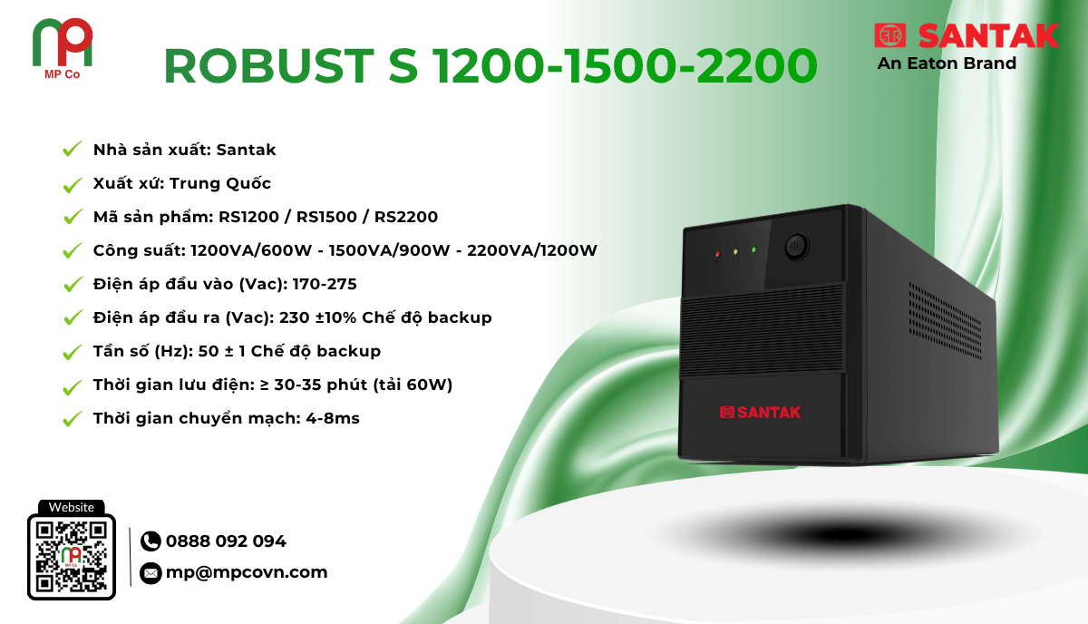 UPS Santak Roburst S 1200 - 1500 - 2200